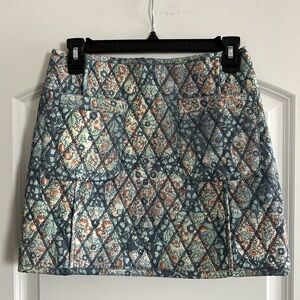 Free People Quilted Mini Skirt